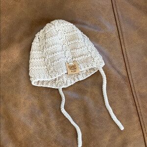 Kids Knit Hat - Cream